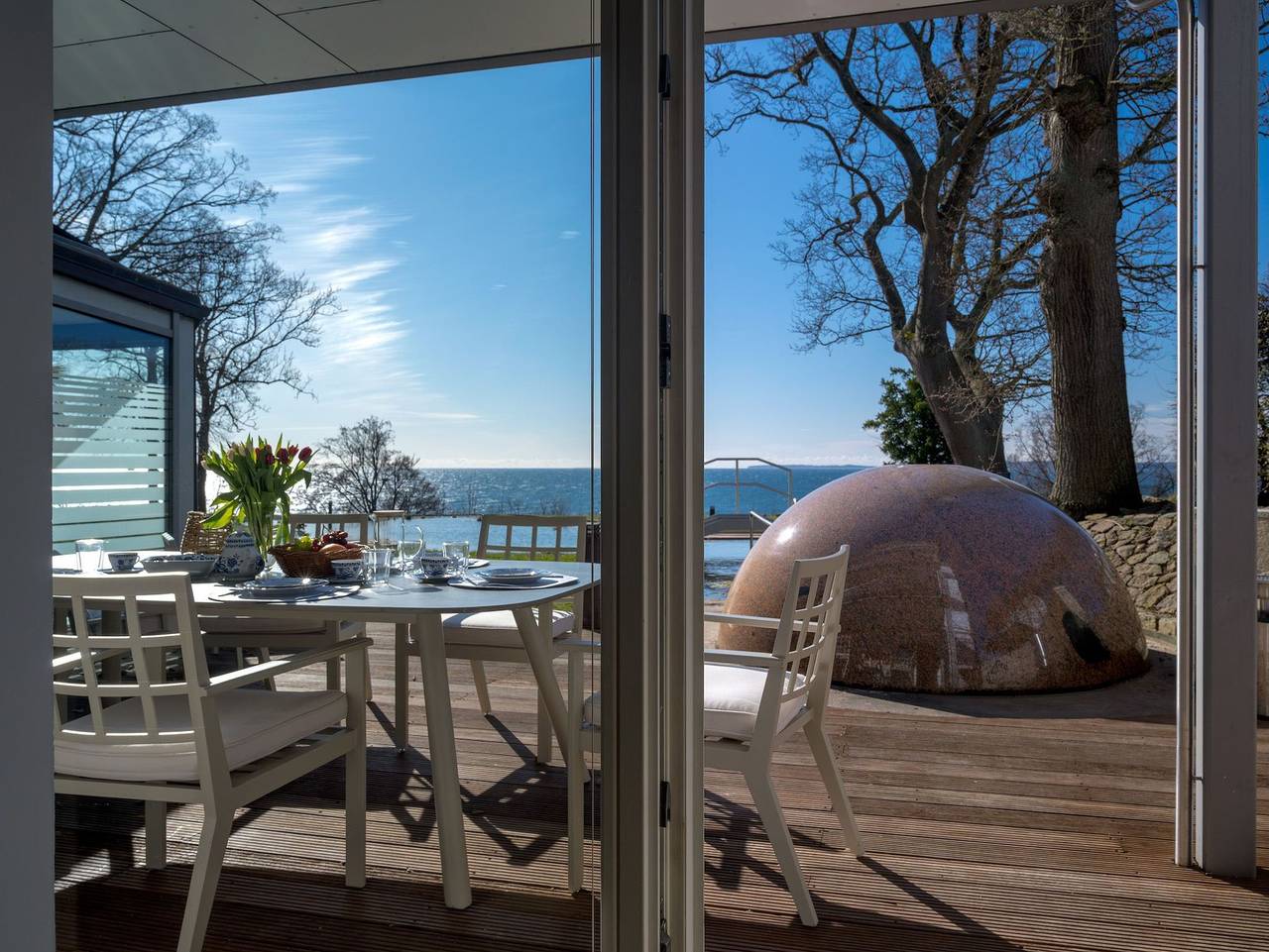 Ganze Ferienwohnung, Fewo Silbermöwe - Terrasse, Meerblick und Sauna - Ug3 in Sassnitz, Nationalpark Jasmund