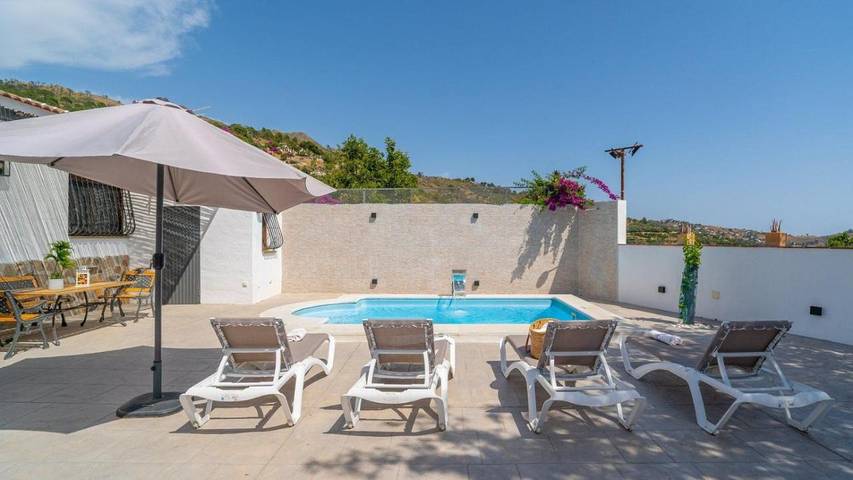 Casa rural para 6 personas, con piscina y terraza en Canillas de Albaida - 2