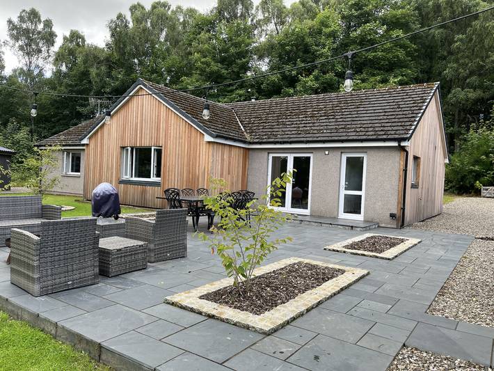 Log cabin for 6 people, with Garden in Pitlochry