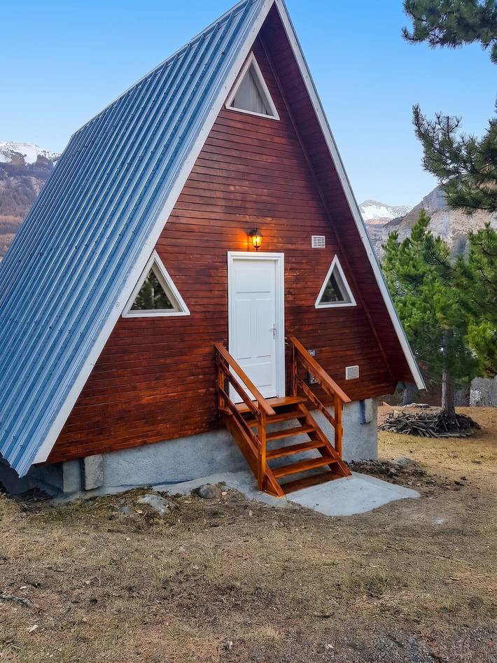 Chalet pour 5 personnes, avec Balcon/Terrasse et Jardin à Allos