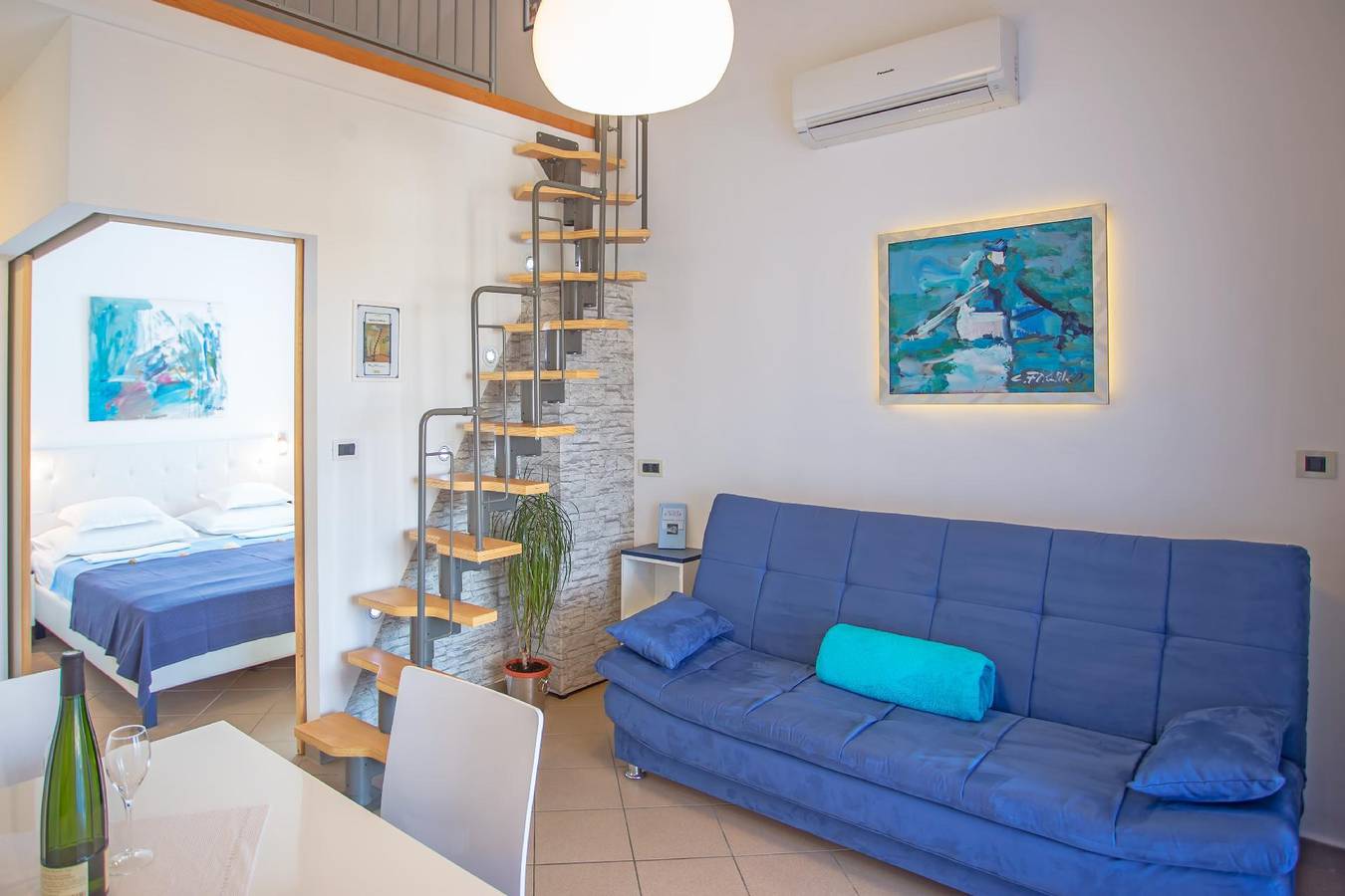 Hel ferieleilighet, Apartment for 4 persons approx. 35 qm in Porat, Kvarner Bay (Krk) in Vantacici, Krk