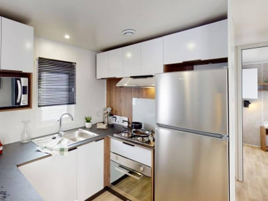 Camping Siblu Le Lac des Rêves - Funpass inclus - Mobile home 6 persons - Sérénité 2ch 6p Premium air conditioning in Lattes, Côte d'Améthyste