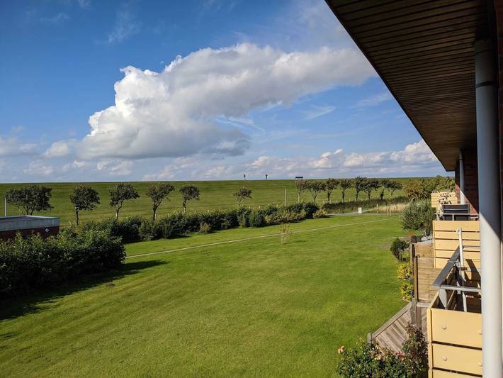 Ferienwohnung für 3 Personen, mit Balkon und Garten in Marne-Nordsee