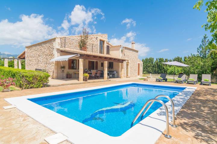 Finca Miralles - Ferienhaus mit privaten Pool in Búger. Wifi gratis in Búger, Mallorca Inselmitte