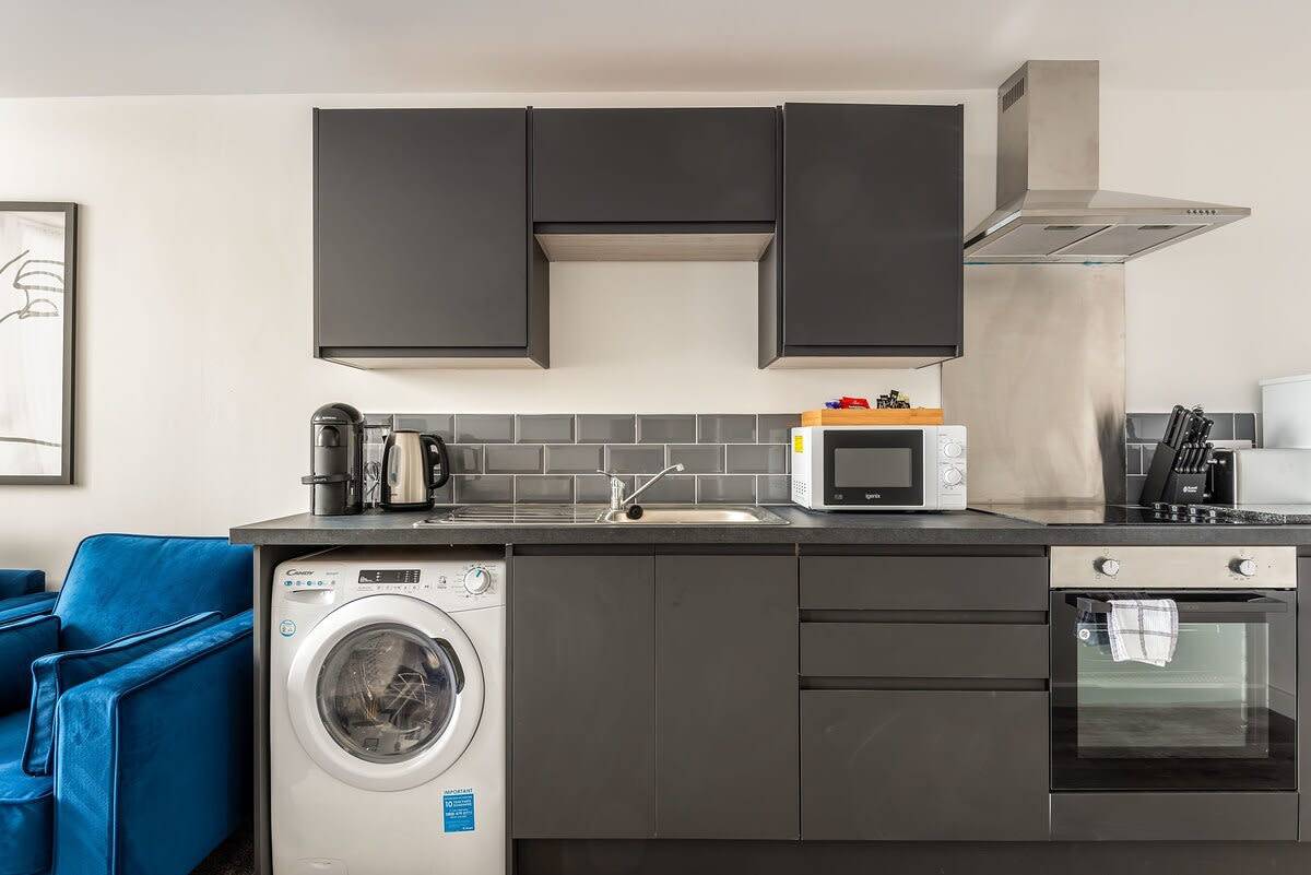 Entire apartment, Modern 1 Bed Apartment in Central Retford in Sherwood Forest, Nottinghamshire
