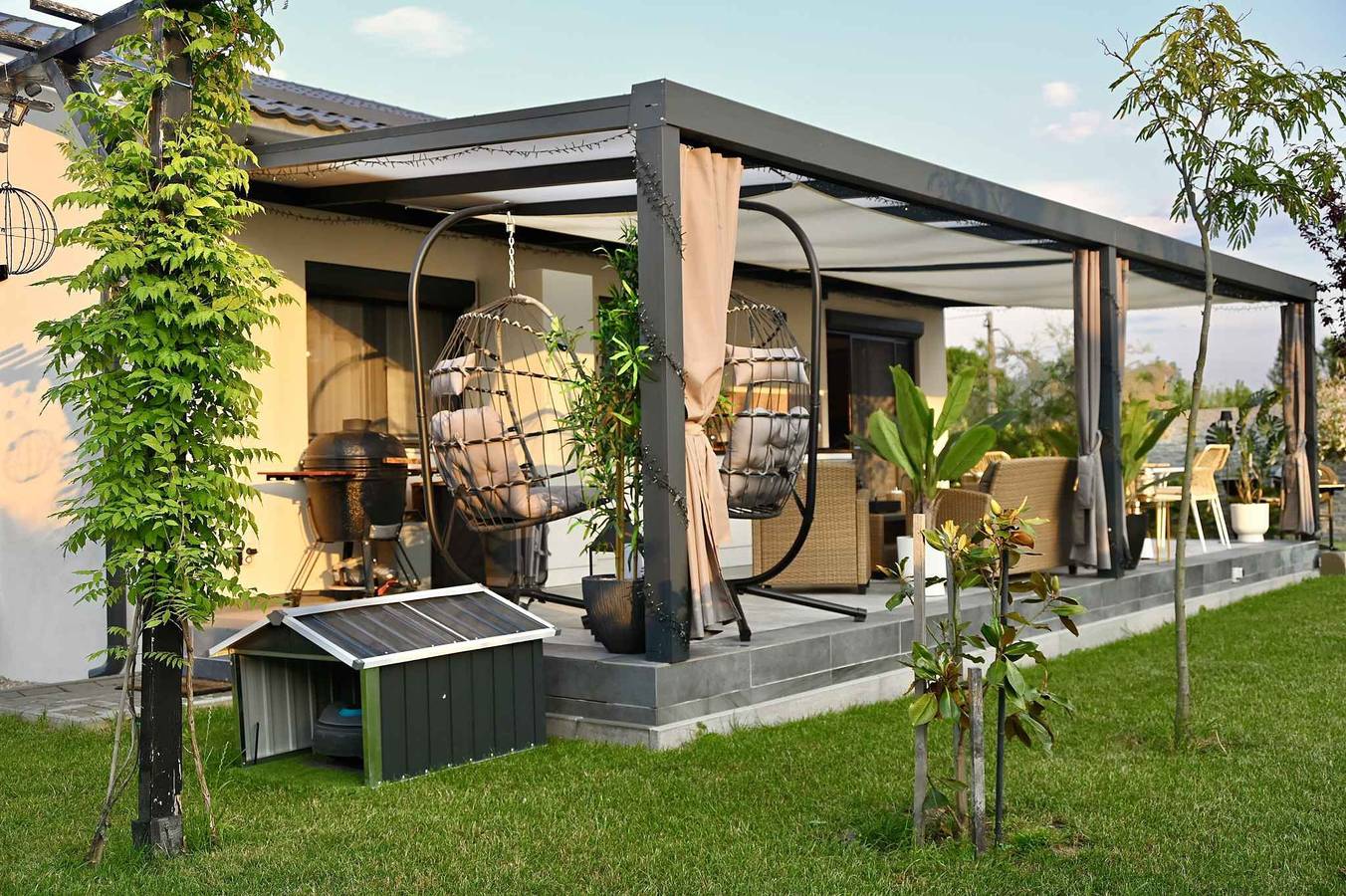 Ferienhaus in ruhiger Lage mit grosser Terrasse und wunderschöner Einrichtung  in Balatonkeresztur, Plattensee Südufer