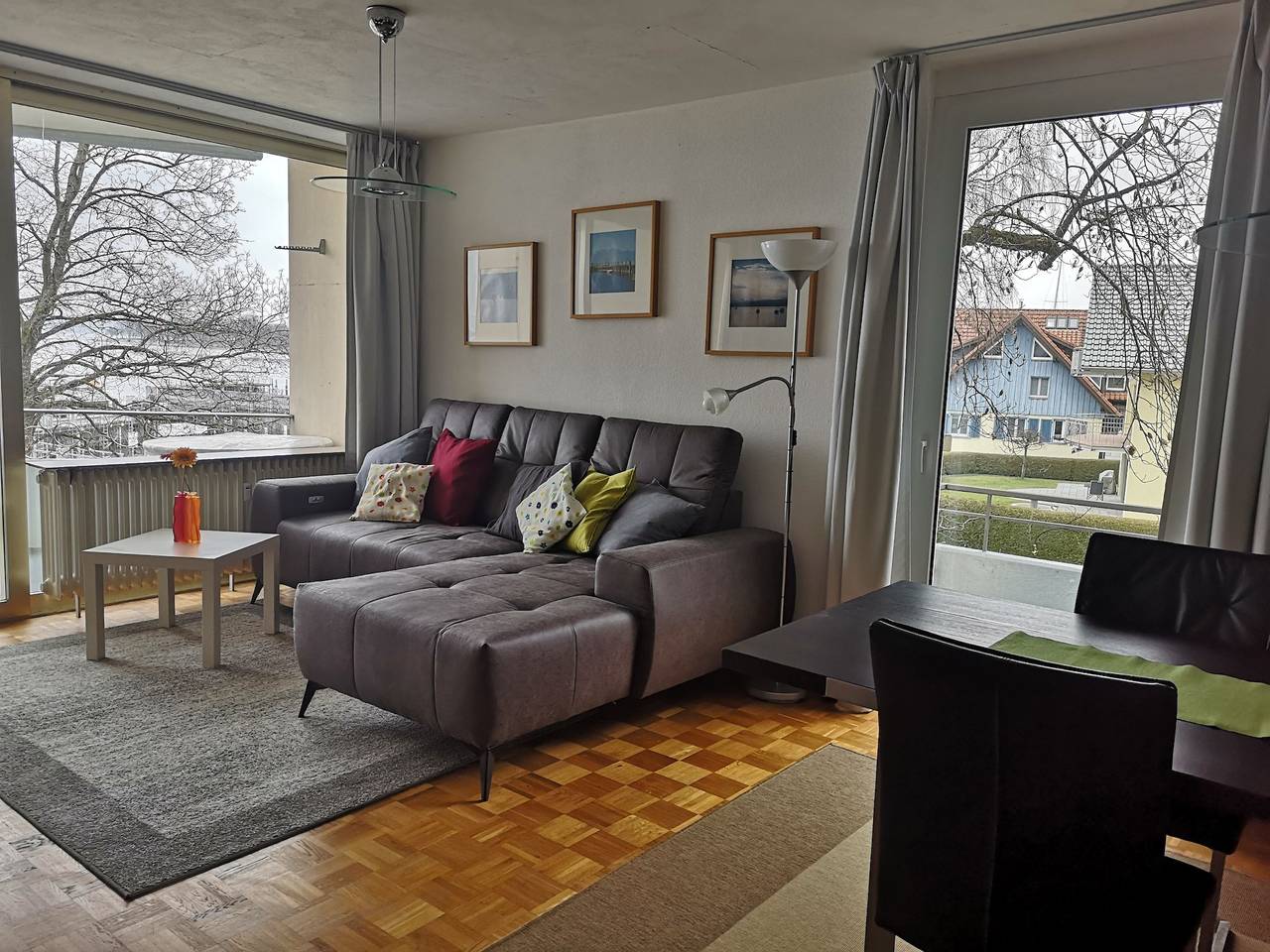 Ganze Ferienwohnung, Ferienwohnung Seeger - Ferienwohnung Seeger, 70 qm, 1 Schlafzimmer, 1 Wohn-/Schlafzimmer mit Doppelbett, überdachter Balkon, max. 4 Personen in Konstanz, Obersee (Bodensee)