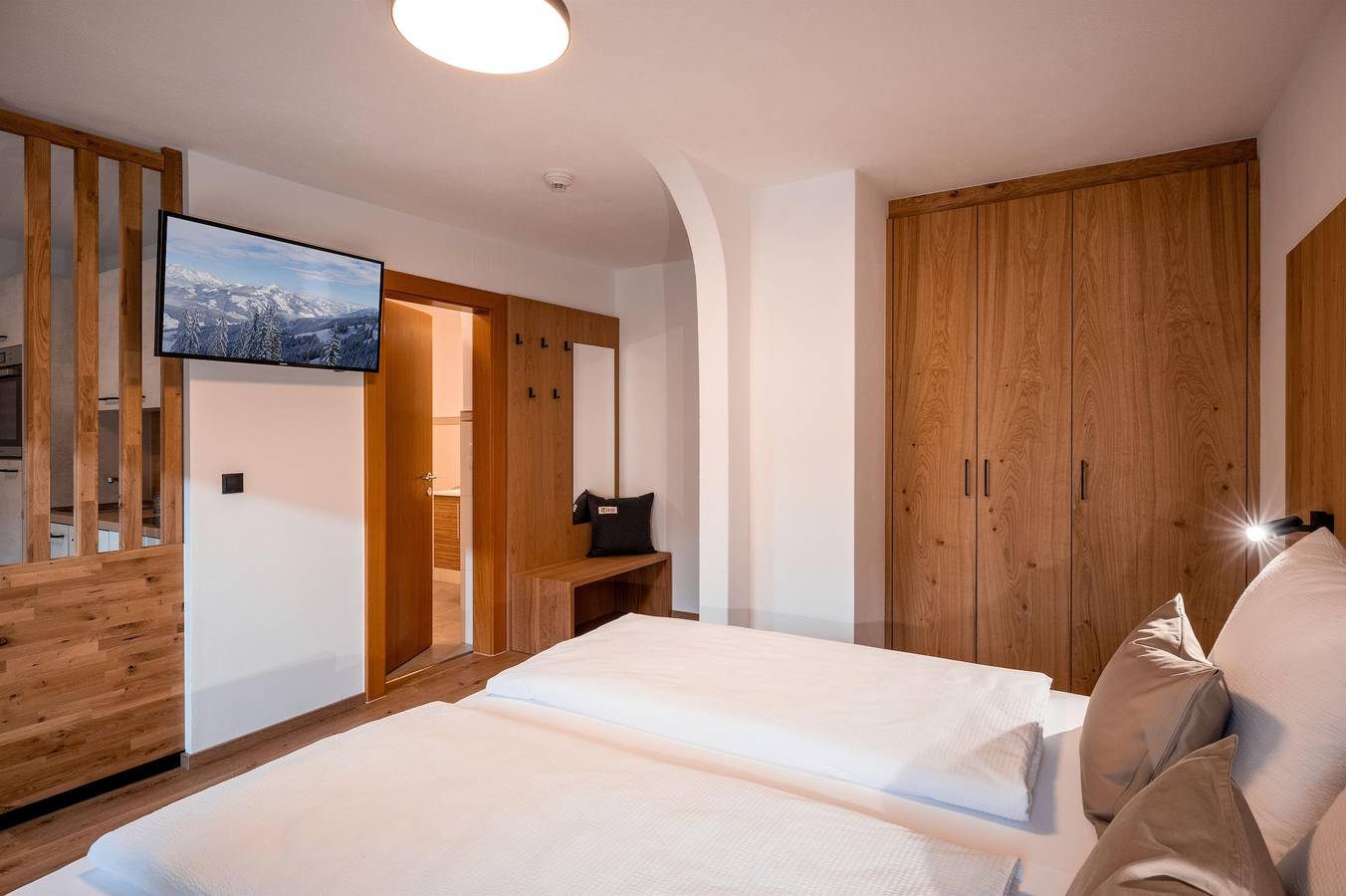 Geheel vakantieappartement, Tweepersoonskamer douche, Wc in Itter, Kaisergebirge
