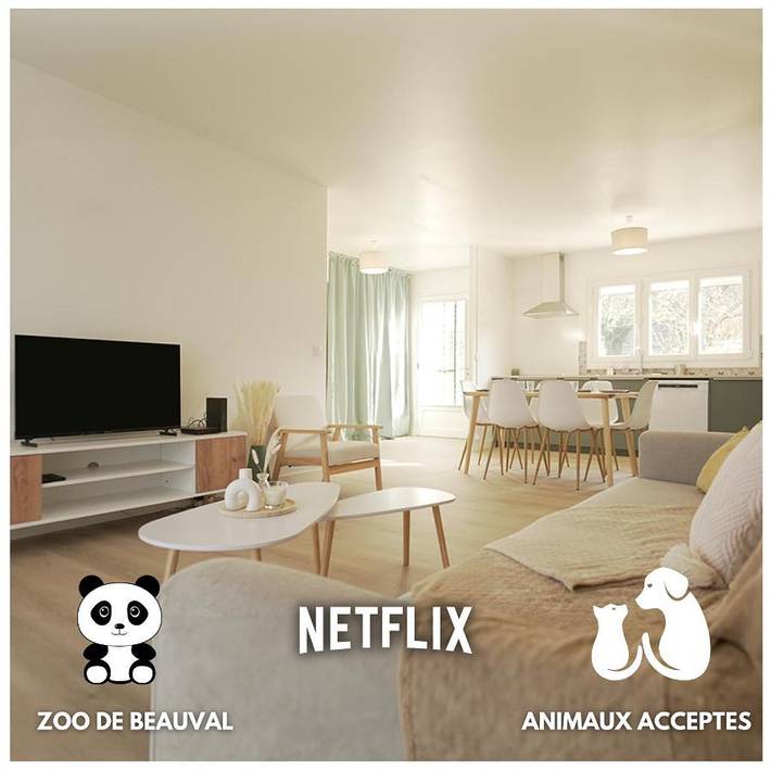 Maison de vacances pour 6 personnes, avec jardin