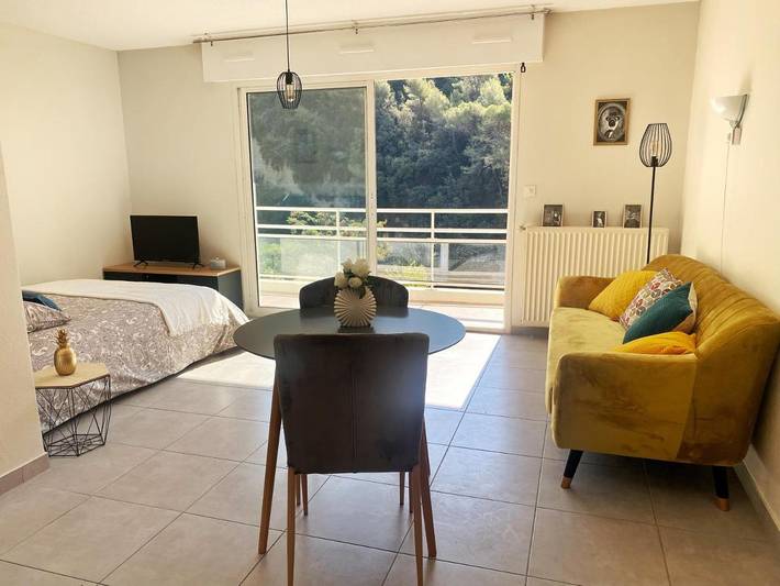 Appart’hôtel pour 2 personnes, avec Balcon et Terrasse