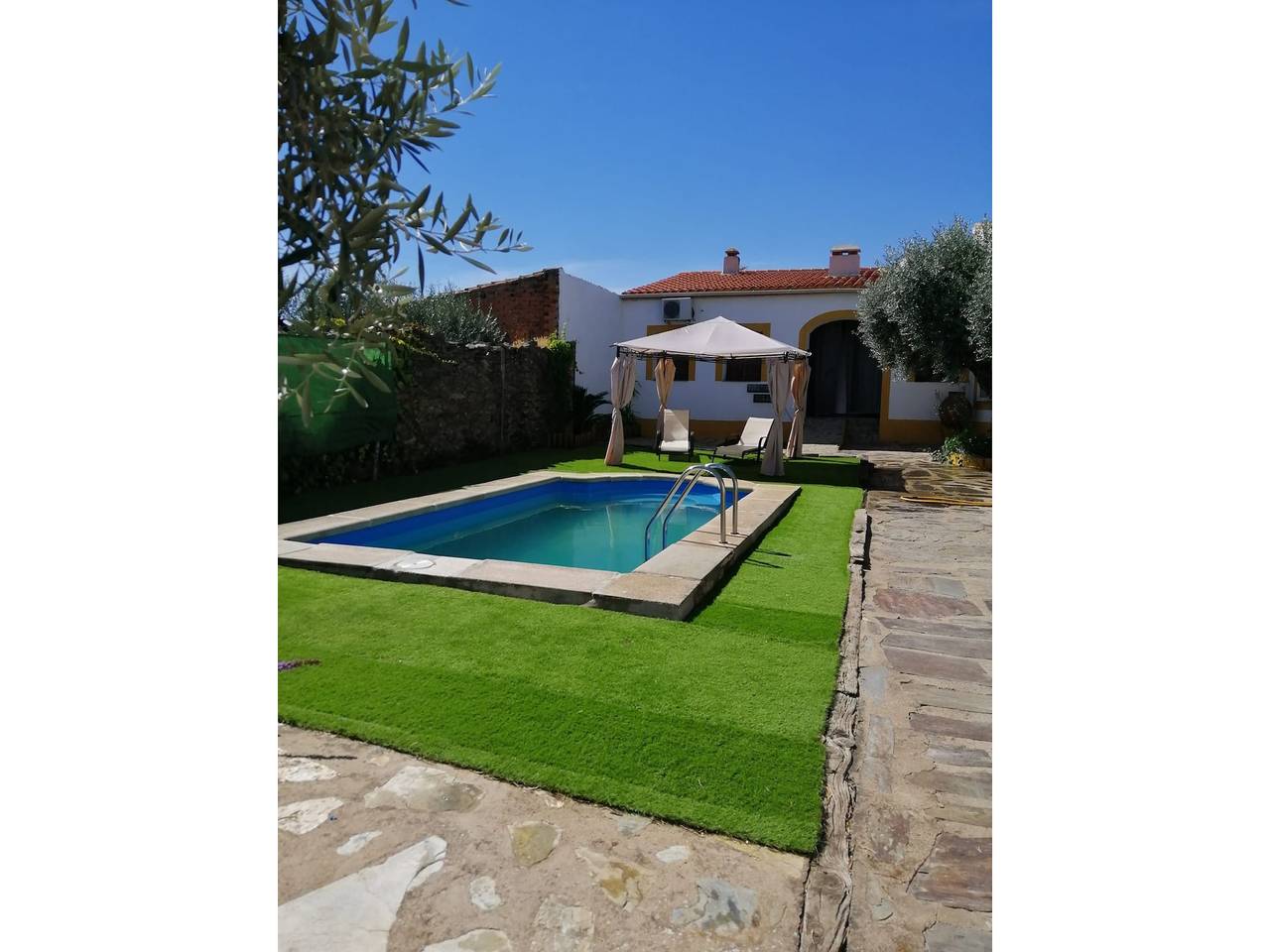 Ganze Wohnung, Apartment in Membrío mit Pool in Membrío, Internationaler Naturpark Tajo