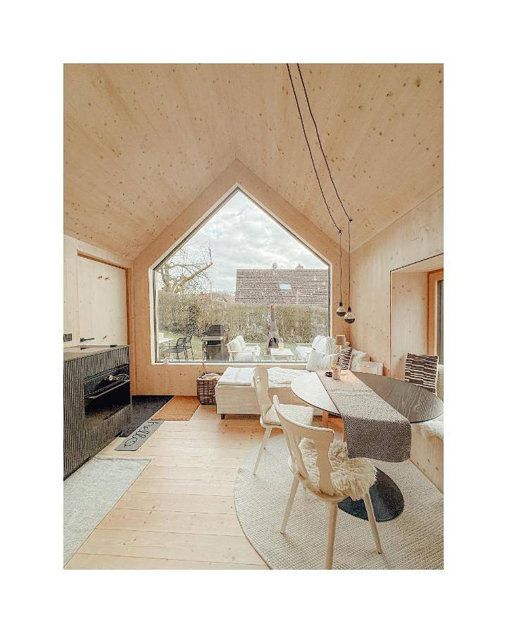 Tinyhouse mit Pelletofen in Wertheim, Taubertal
