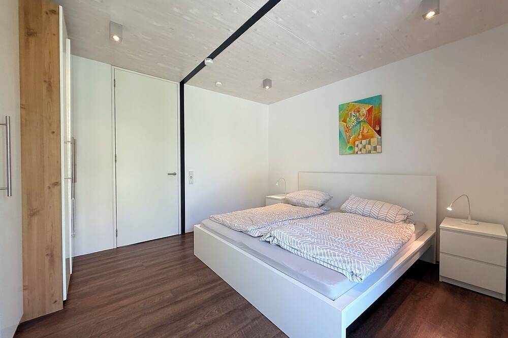 Ganze Wohnung, Modernes See und Mehr Apartment 3 mit überdachter Terrasse und Gartenblick in Stetten, Region Bodensee-Oberschwaben