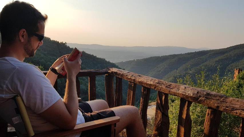 Casa de férias para 2 pessoas, com jardim e vista em Lousã