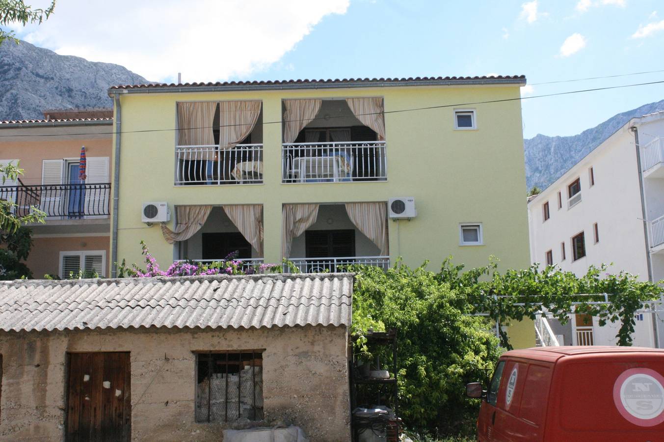 Ganze Wohnung, Studio Appartement mit Terrasse und Meerblick Baska Voda, Makarska As-6827-a in Baska Voda, Makarska Riviera