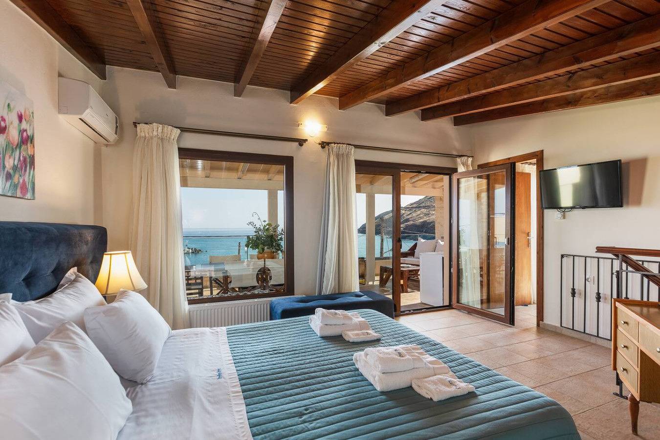 Ferienhaus für 10 Personen mit Balkon in Panormos (Rethymno), Rethymno und Umgebung