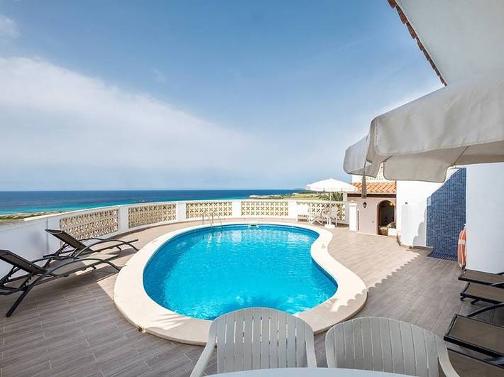 Villa de dos plantas con piscina y vistas al mar - V210 | Villa Castellet in Sant Jaume, Municipio de Alaior