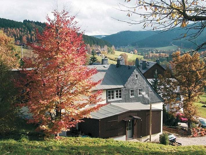 Ferienhaus für 17 Personen, mit Terrasse und Garten in Rittersgrün