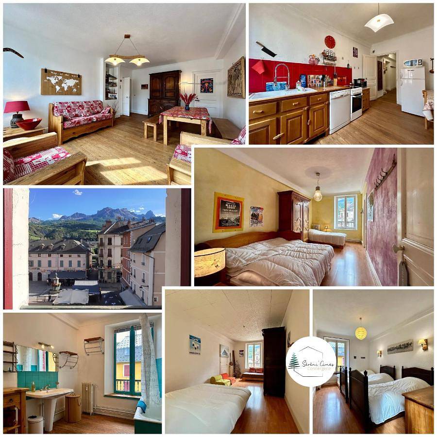Appartement entier, Evasion Authentique - Centre ville - Jeux de société in Barcelonnette, Val d’Allos