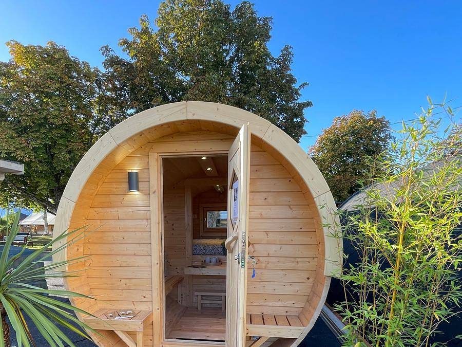 Camping Locronan - Tiny house 2 personnes - Barrel Bois in Locronan, Région de Châteaulin