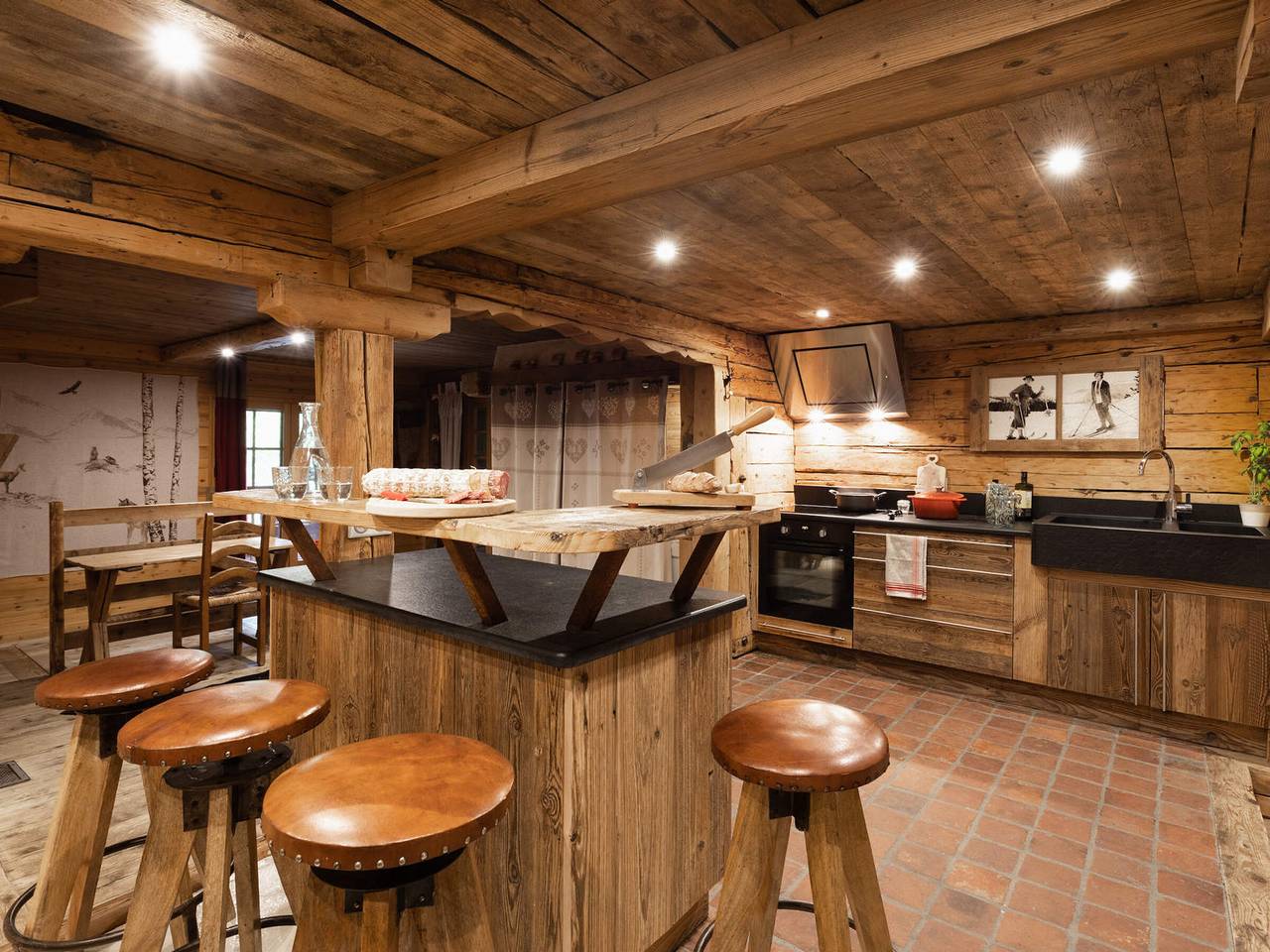 Casa 3*, granja renovada, 10 pax, cerca de pistas, garaje, mascotas permitidas in La Clusaz, Región de Annecy