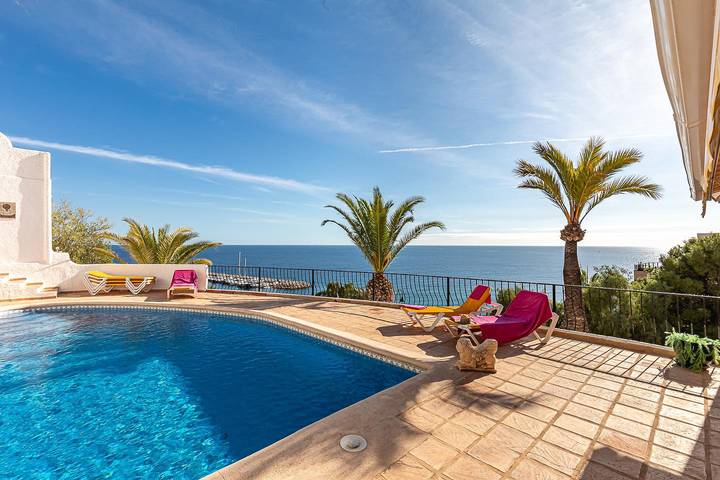 Villa per 6 persone, con Vista oceano e Giardino nonché Piscina a Altea Spagna