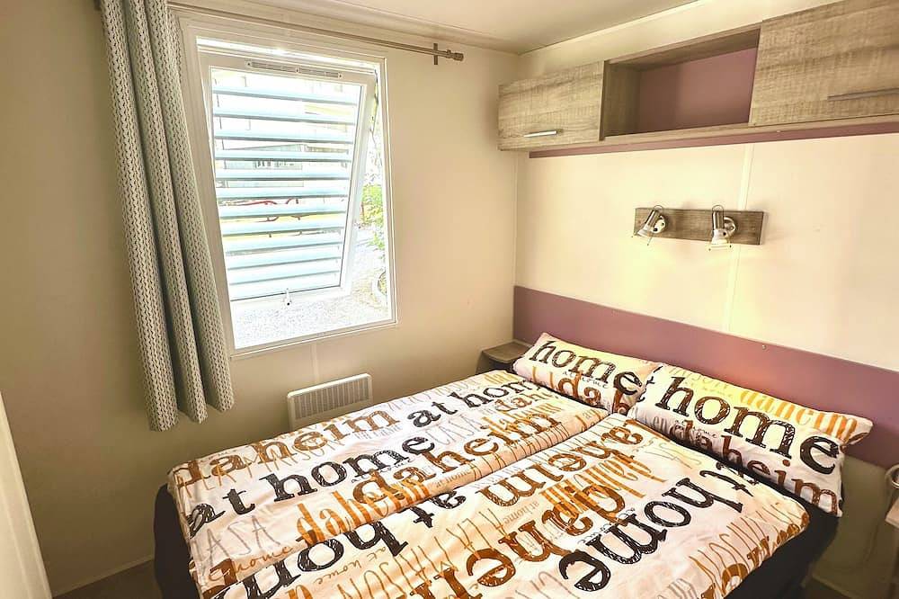 Cottage 2 Mobilhome 2 Zimmer Unterkunft für 3 Erwachsene + 1 Kind auf Ecksofa in Agarn, Walliser Alpen