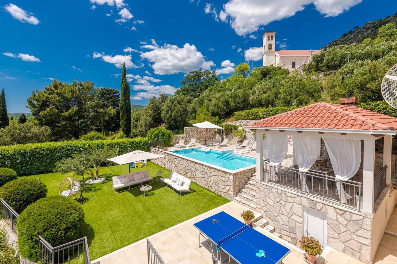 Villa for 10 People in Srebreno, Dubrovnik-Neretva