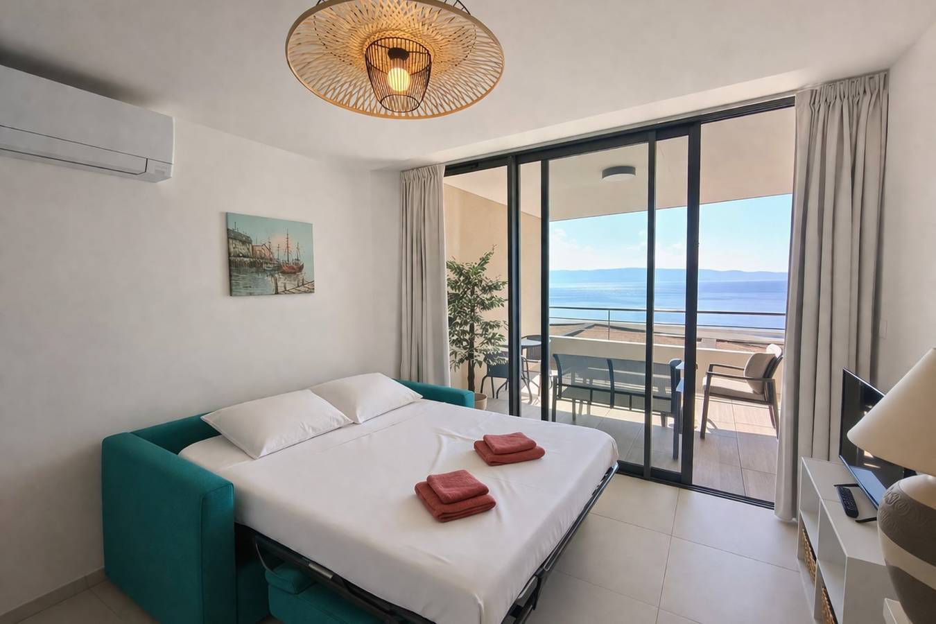 Estudio entero, Studio with sea view and pool, ideally located in Ajaccio, Golfe D'Ajaccio