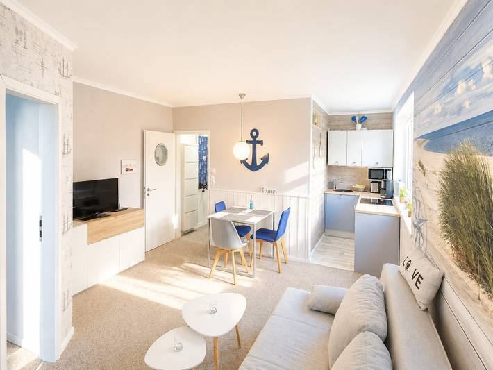 Ferienwohnung für 3 Personen, mit Garten und Balkon sowie Sauna - 1