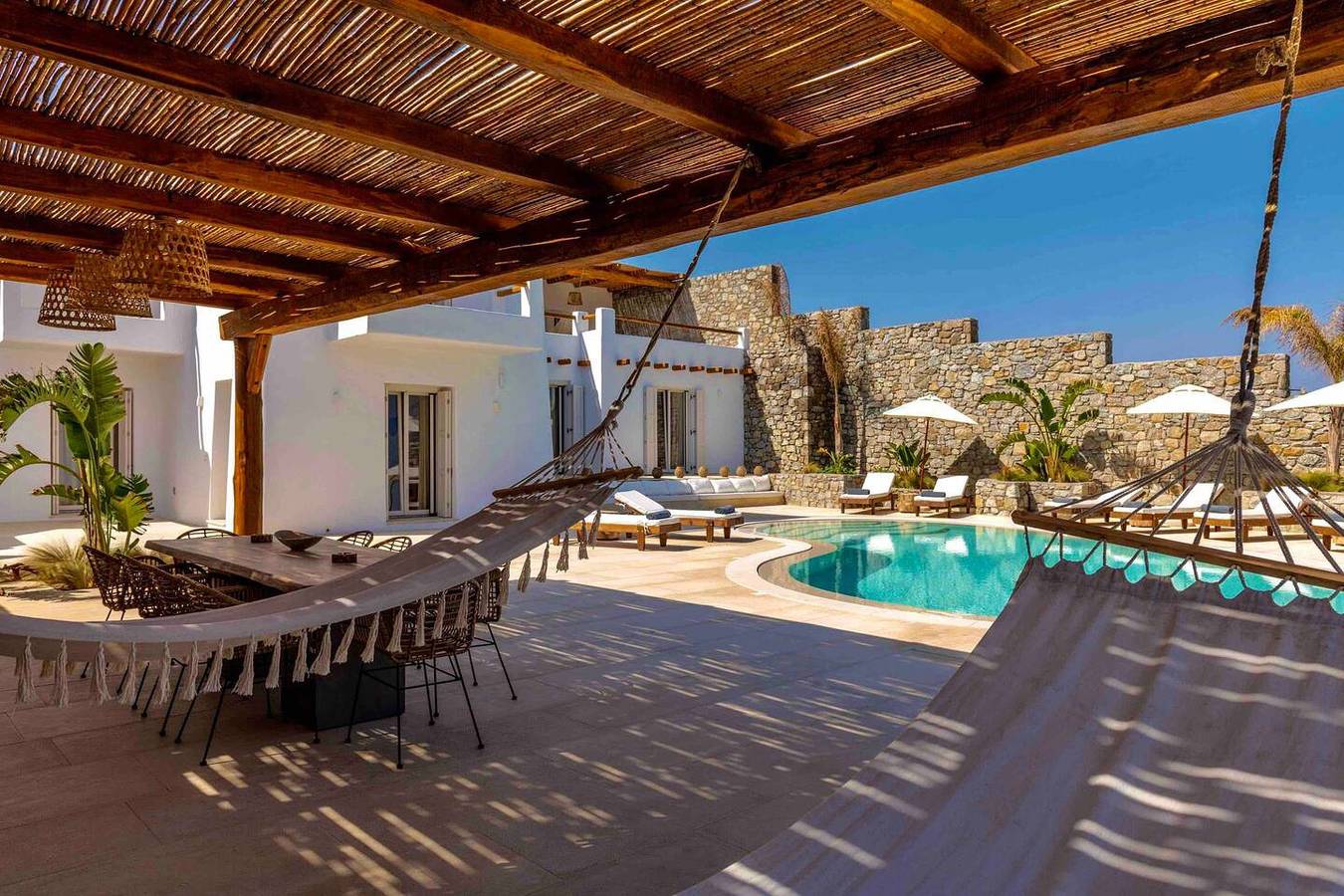 Villa 'The Blue Diamond' with Sea View, Wi-Fi and Air Conditioning in Mykonos