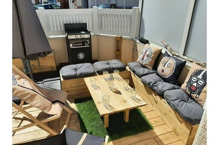 Ferienhaus für 6 Personen, mit Terrasse und Pool sowie Garten, mit Haustier in Biscarrosse Plage