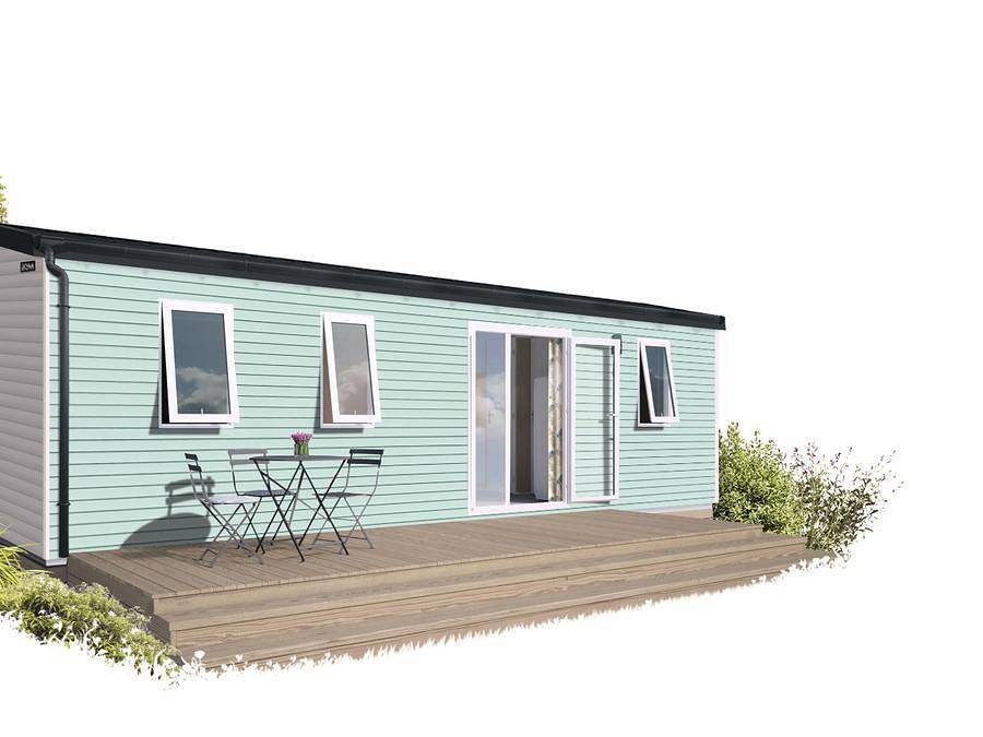 Camping Ker Yaoulet - Mobilhome 6 personnes - 4 Pièces 6 Personnes + Tv in Ambon, Côte des Mégalithes