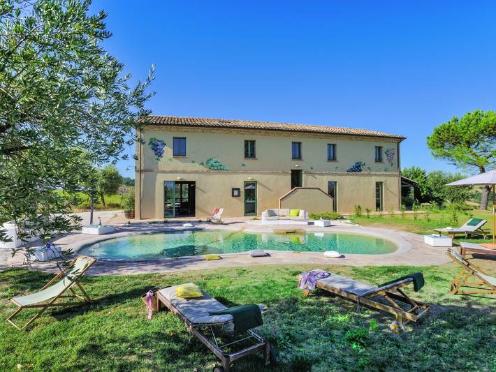 Villa für 10 Personen, mit Pool und Terrasse, mit Haustier in Marche - 4