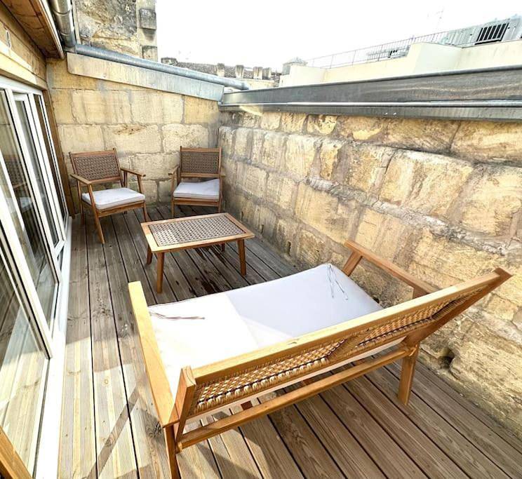 Appartement entier, 5- Hypercentre - 4pers - clim - terrasse - Netflix in Libourne, Région de Libourne