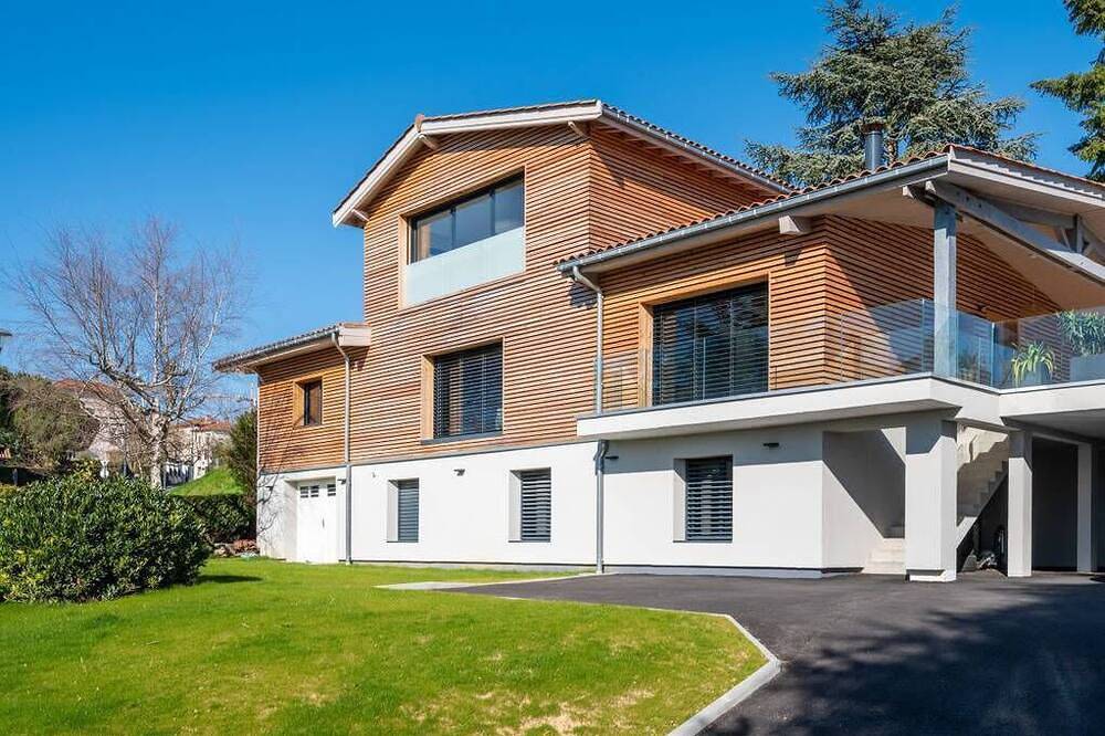 Les Muriers - Belle maison moderne bardée de bois in Saint-Didier-au-Mont-d'Or, Lyon et ses environs