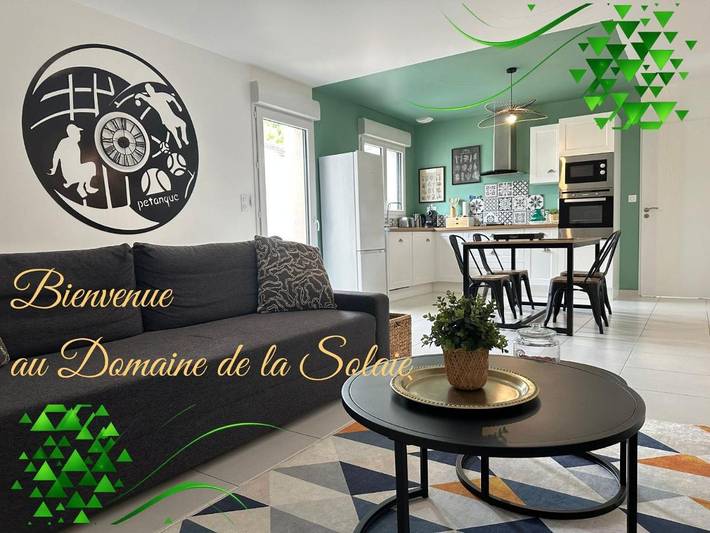 Location de vacances pour 4 personnes, avec jardin à Saint-Denis-de-l'Hôtel