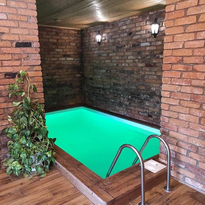 Ferienhaus für 10 Personen, mit Ausblick und Garten sowie Pool und Sauna in Litauen