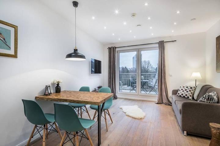Ferienwohnung für 4 Personen, mit Balkon und Terrasse sowie Ausblick in Barmbek Hamburg - 4