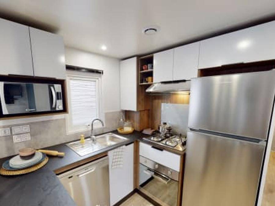 Camping Siblu Club Le Marisol Funpass inclus - Mobilhome 8 personas - Bienestar 3bed 8p Firma aire acondicionado in Torreilles, Côte d'Améthyste