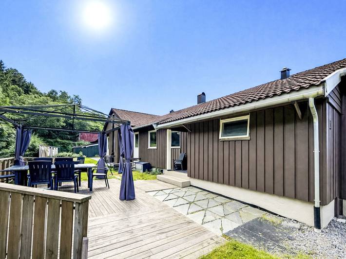 Ferienwohnung für 7 Personen, mit Garten und Terrasse, mit Haustier