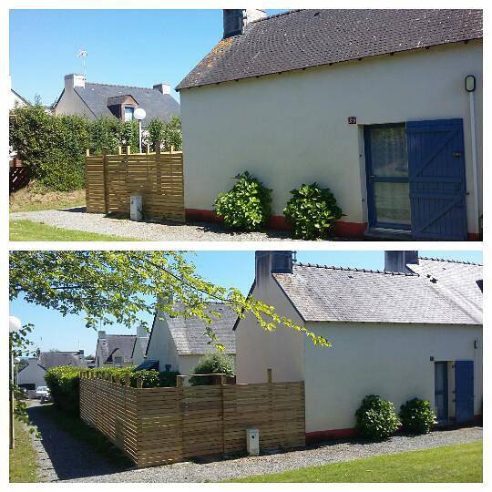 Gîte pour 4 personnes, avec terrasse ainsi que piscine et jardin