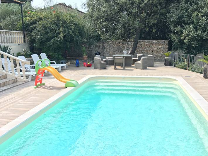 Gîte pour 6 personnes, avec piscine ainsi que balcon et jardin dans le Gard - 3