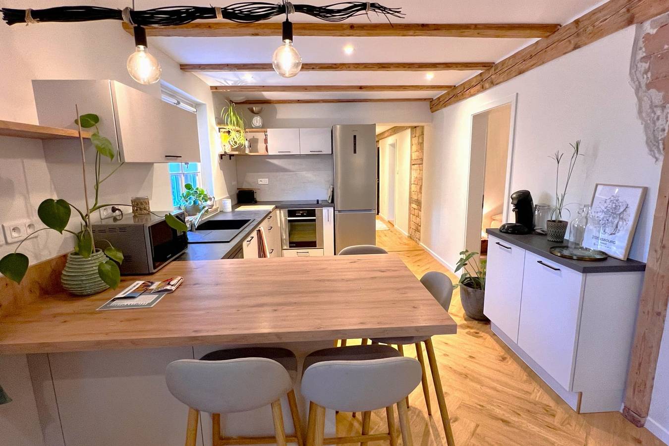 Entire apartment, Le Catalpa: in the heart of a farmhouse in Mittelhausbergen, Strasbourg region