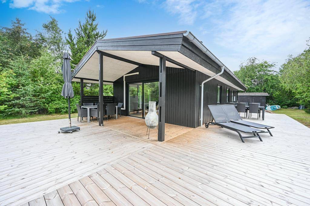 Wohnen am Fjord mit wunderschöner Holzterrasse in Nørhede Vest, Ulfborg