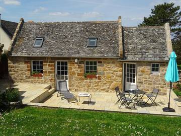 Maison de vacances pour 2 personnes, avec jardin et terrasse, adapté aux familles dans le Finistère