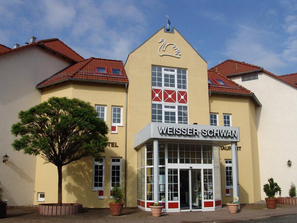 Geheel vakantieappartement, Hotel Schwan - Zweibettzimmer Economy in Erfurt, Thüringer Kerngebied