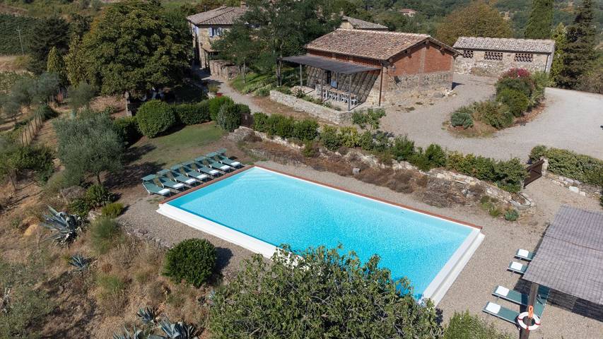 Location de vacances pour 14 personnes, avec terrasse et jardin à Castellina in Chianti - 3