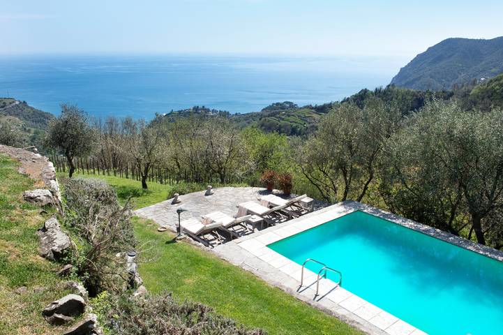 Villa per 6 persone, con balcone e giardino nonché panorama a Comune di Monterosso al Mare