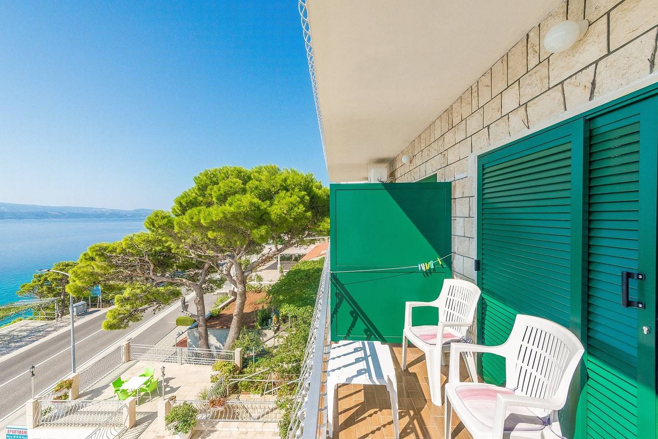 Ganze Wohnung, Studio-Apartment Kod Cara A9
 in Lokva Rogoznica, Omis-Riviera